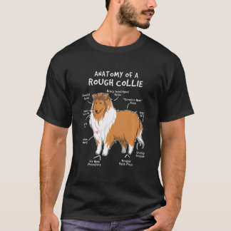 粗いコリーのおもしろい犬子犬の贈り物の解剖学 Tシャツ