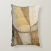粗いテクスチャのアースト絵画ーン アクセントクッション (正面(垂直))