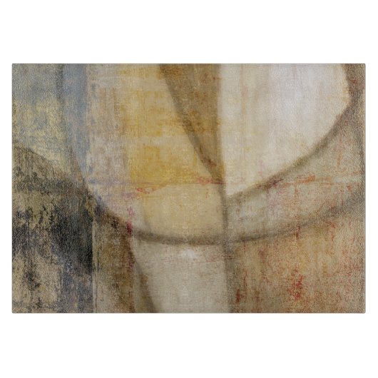 粗いテクスチャのアースト絵画ーン カッティングボード (正面)