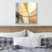 粗いテクスチャのアースト絵画ーン キャンバスプリント (インサイチュ (寝室))