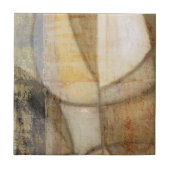 粗いテクスチャのアースト絵画ーン タイル (正面)