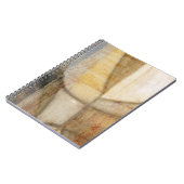 粗いテクスチャのアースト絵画ーン ノートブック (左側)