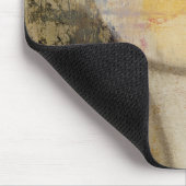 粗いテクスチャのアースト絵画ーン マウスパッド (コーナー)