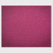 粗いピンクの革 ラッピングペーパー (フラット)