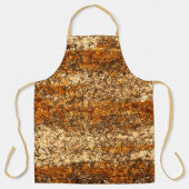 粗い木材のニスのテクスチャ エプロン (正面)