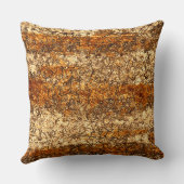 粗い木材のニスのテクスチャ クッション (裏面)