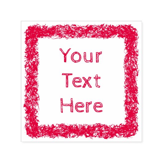 粗い枠 セルフインキングスタンプ (デザイン)