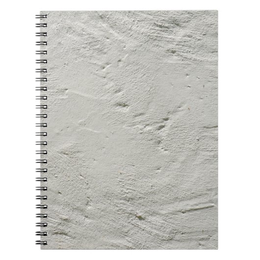 粗い漆喰壁のテクスチャ ノートブック (正面)