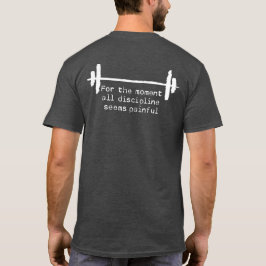 粗い白い文字 Tシャツ