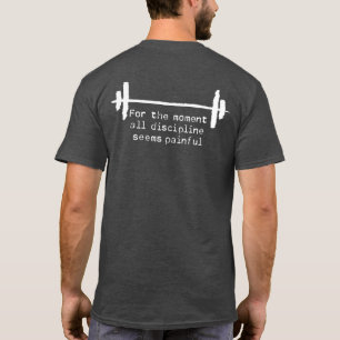 粗い白い文字 Tシャツ