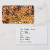 粗い砂のテクスチャ 名刺 (正面/裏面)