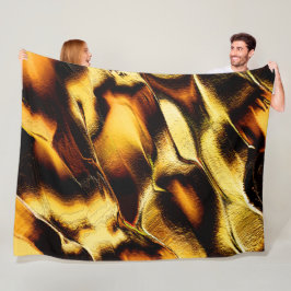 粗い砂丘はオレンジ色の黄金を燃やした フリースブランケット