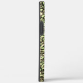 粗い緑がかったセピアと輝きのモザイク層 Case-Mate iPhoneケース (裏面 / 右)