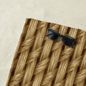 粗い繊維織り織目 ビーチタオル (インサイチュ)