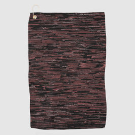 粗い背景を持つブルゴーニュのモザイクスタイル ゴルフタオル