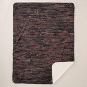 粗い背景を持つブルゴーニュのモザイクスタイル シェルパブランケット (正面)