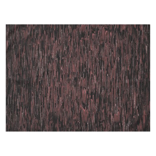 粗い背景を持つブルゴーニュのモザイクスタイル テーブルクロス (正面(横))