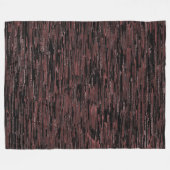 粗い背景を持つブルゴーニュのモザイクスタイル フリースブランケット (正面(横))