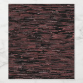 粗い背景を持つブルゴーニュのモザイクスタイル ワインラベル (シングルラベル)