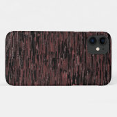 粗い背景を持つブルゴーニュのモザイクスタイル Case-Mate iPhoneケース (裏面(横))