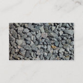 粗い花こう岩の砂利の終わり 名刺 (裏面)