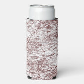 粗い質感の茶色と白の背景 スリム缶クーラー (Seltzer正面)