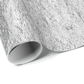 粗い質感の銀の石 ラッピングペーパー (ロールコーナー)