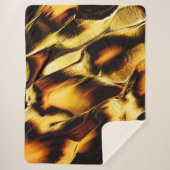 粗い黄金色のオレンジ色の砂丘、暗い部分 シェルパブランケット (正面)