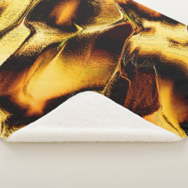 粗い黄金色のオレンジ色の砂丘、暗い部分 シェルパブランケット