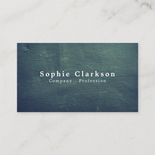 粗い黒板効果素朴、 名刺 (正面)