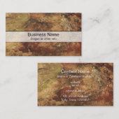 粗くて風化したテクスチグランジャ 名刺 (正面/裏面)