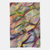 粗さと仮想水色で彫られる キッチンタオル (縦)