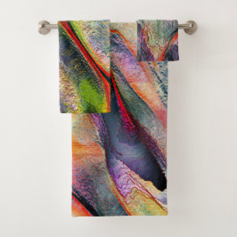 粗さと仮想水色で彫られる バスタオルセット