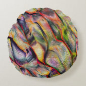 粗さと仮想水色で彫られる ラウンドクッション (正面)