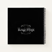 粗パーソナライズされた魔法スパイラルノート ノートブック (裏面)