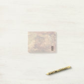 粗モノグラムのく風化したテクスグランジチャ ポストイット (デスク上)