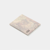 粗モノグラムのく風化したテクスグランジチャ ポストイット (アングル)