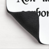 粗悪品がひかないために注意しないで下さい マウスパッド (コーナー)