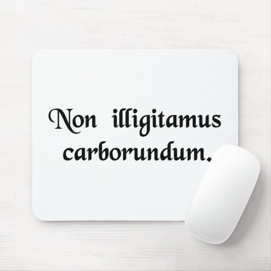 粗悪品がひかないために注意しないで下さい マウスパッド (マウス)
