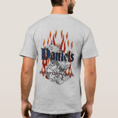 粗暴なオンドリ競争の3 Tシャツ (裏面)