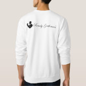 粗暴なGentleman©米国東部標準時刻。 1776年のCrewneckのスエットシャツ スウェットシャツ (裏面)