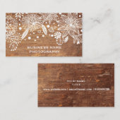 粗木フローラ名刺デザイン 名刺 (正面/裏面)