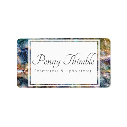 粗石英 ラベル (正面)