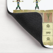 粗紡機のブードゥーすてきなCheatsheetのマウスパッド マウスパッド (コーナー)