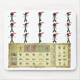 粗紡機のブードゥーすてきなCheatsheetのマウスパッド マウスパッド