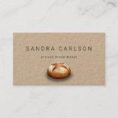 粗野なクラフト紙パンベーカーの名刺 名刺 (正面)