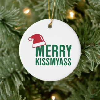 粗野なクリスマス セラミックオーナメント