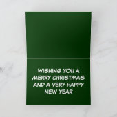 粗野なサンタクロース シーズンカード (内部)