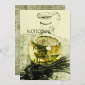 粗野なディナーパーティの招待状 招待状 (正面/裏面)