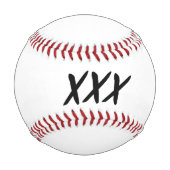 粗野なボール 野球ボール (裏面)